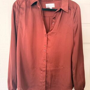 Nordstrom Terracotta Blouse